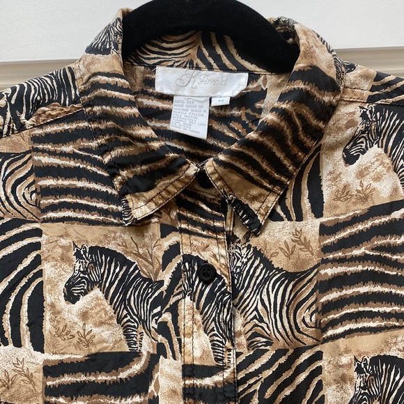 Vintage Pure Silk Blouse - Picture 5 of 6